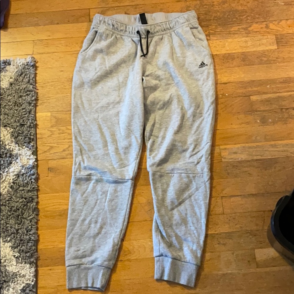 Adidas grey joggers
